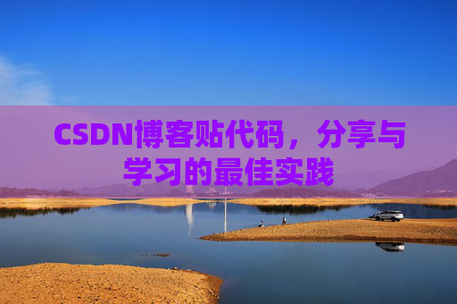 CSDN博客贴代码，分享与学习的最佳实践